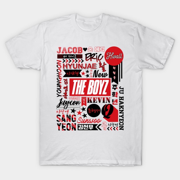 THE BOYZ Collage T-Shirt by lovelyday
